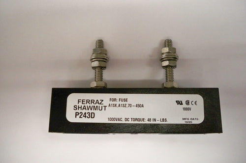 P243D Mersen (Ferraz Shamut), Fuse Block for A13X, A13Z